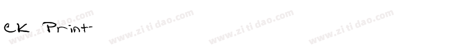 CK Print字体转换